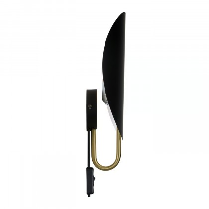 Настінний світильник Spargo Wall light Black/Brass